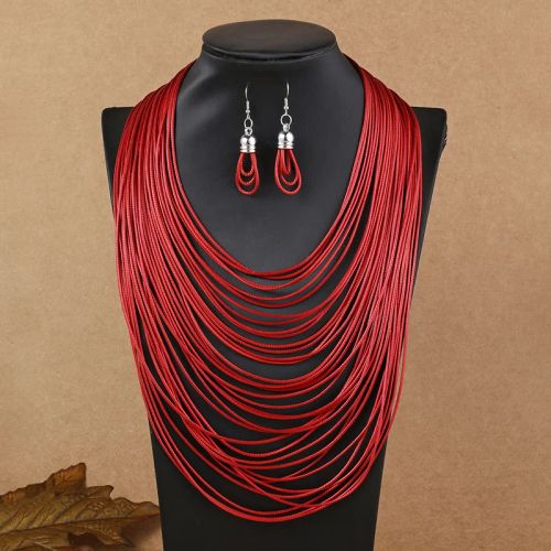 Trendy Jewellery Set - Fashion Necklace & Earrings for Parties