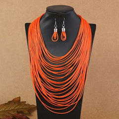 Trendy Jewellery Set - Fashion Necklace & Earrings for Parties