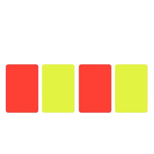 PVC Marker Cards - Bright Colours for Games and Activities - 4pcs