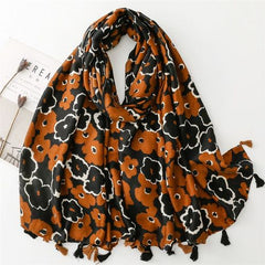 SANMAIHUA Stylish Printed Scarf - Versatile Outdoor Accessory