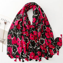 SANMAIHUA Stylish Printed Scarf - Versatile Outdoor Accessory