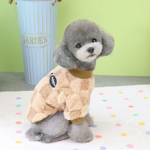 SHISHI Winter Warm Pet Clothes - Coral Fleece for Small Dogs & Cats
