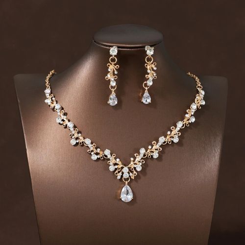 Itacazzo Exquisite Necklace & Earring Set for Weddings & Parties - XL-0004-B