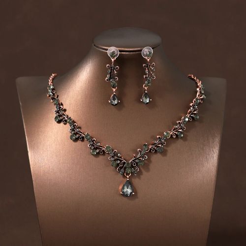 Itacazzo Exquisite Necklace & Earring Set for Weddings & Parties - XL-0004-C