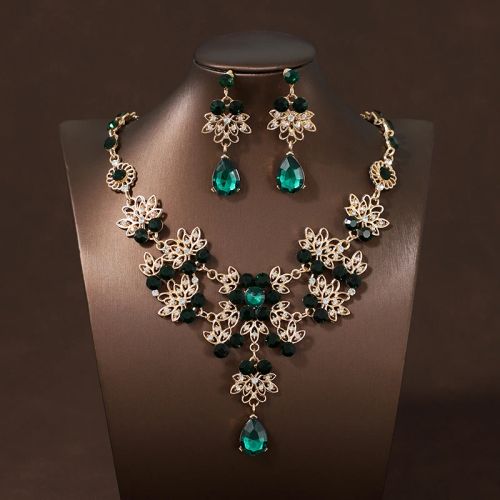 Itacazzo Exquisite Necklace & Earring Set for Weddings & Parties - XL-0008-C