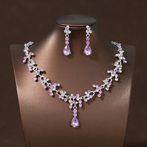 Itacazzo Exquisite Necklace & Earring Set for Weddings & Parties - XL-0018-G