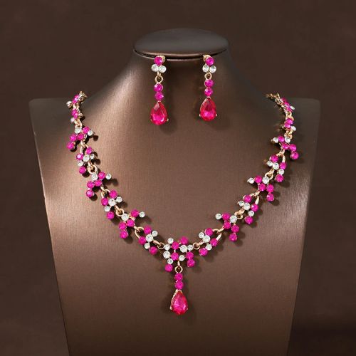Itacazzo Exquisite Necklace & Earring Set for Weddings & Parties - XL-0018-I