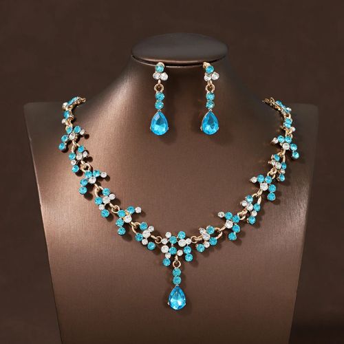 Itacazzo Exquisite Necklace & Earring Set for Weddings & Parties - XL-0018-J