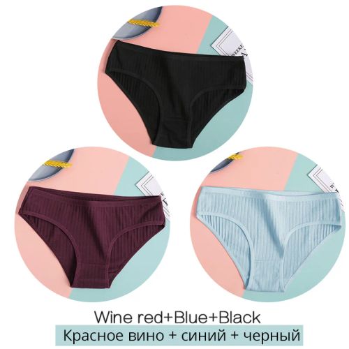 Comfortable Cotton Briefs - Soft & Breathable Low-Rise Underwear - Set15 / XL