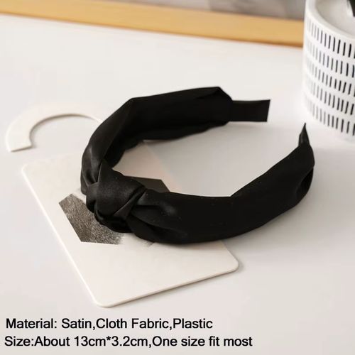 Double Layer Bow Headband - Stylish & Versatile Hair Accessory - A-black