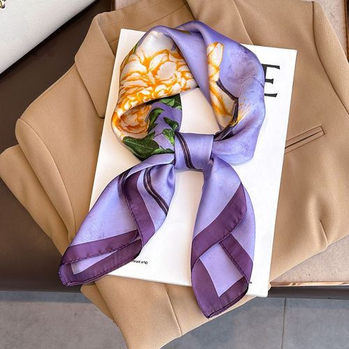 JTVOVO Luxury Square Scarf - Fashionable & Multifunctional Beach Accessory