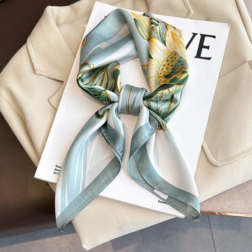 JTVOVO Luxury Square Scarf - Fashionable & Multifunctional Beach Accessory