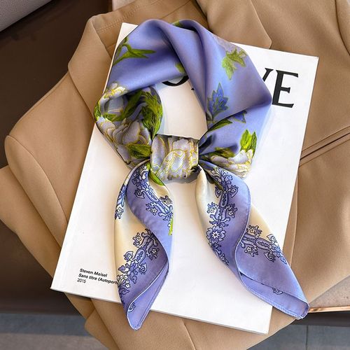 JTVOVO Luxury Square Scarf - Fashionable & Multifunctional Beach Accessory