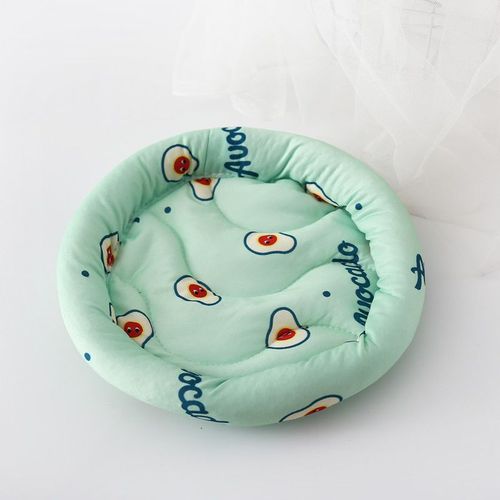 Soft Plush Small Pet Bed - Warm & Comfortable Guinea Pig Nest - green / S