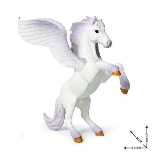 Oenux Rainbow Pegasus Action Figure - Educational PVC Model Toy - COLOR