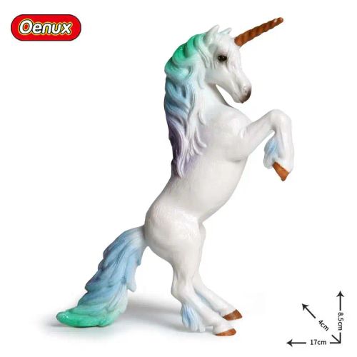 Oenux Rainbow Pegasus Action Figure - Educational PVC Model Toy