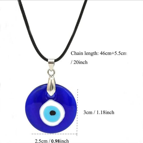 Evil Eye Pendant Necklace - Stylish Protection Jewellery - Unisex Necklace