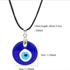 Evil Eye Pendant Necklace - Stylish Protection Jewellery - Unisex Necklace