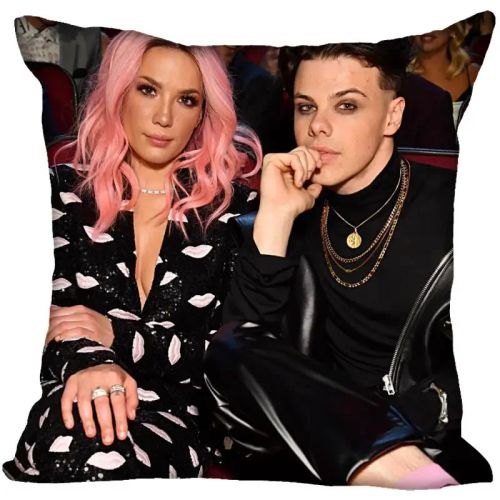 HEARMNY Yungblud Printed Pillow Case with Invisible Zipper - 45x45cm Home Decor - 10 / 35X35cm One Sides