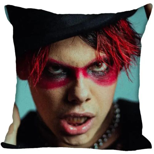 HEARMNY Yungblud Printed Pillow Case with Invisible Zipper - 45x45cm Home Decor