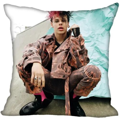 HEARMNY Yungblud Printed Pillow Case with Invisible Zipper - 45x45cm Home Decor - 15 / 45X45cm One Sides