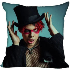 HEARMNY Yungblud Printed Pillow Case with Invisible Zipper - 45x45cm Home Decor