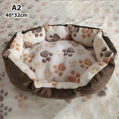 WHPHous Soft Plush Pet Bed - Comfortable & Breathable Small/Medium Size - A2