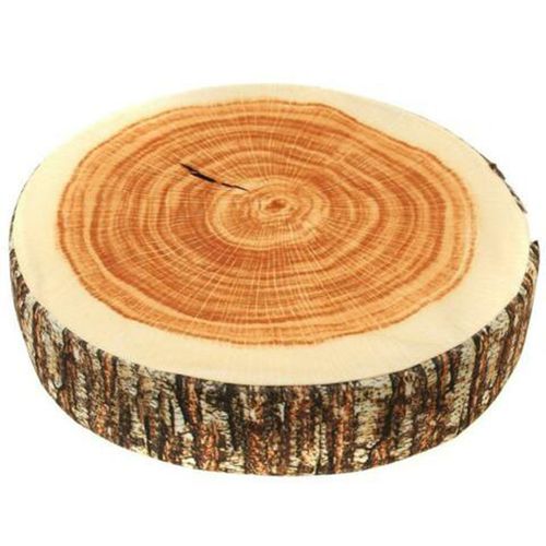Realistic Log Design Cushion - Comfortable & Unique Plush Support