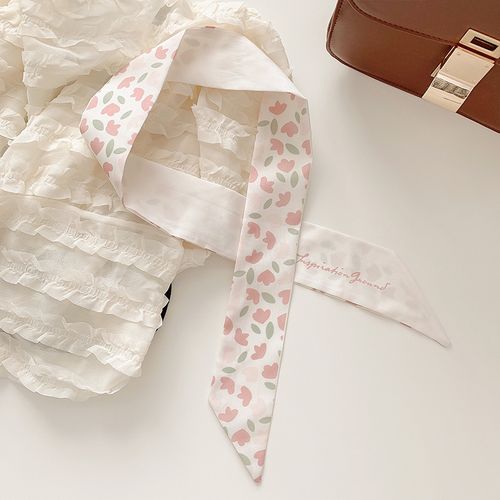 YJSFG HOUSE Fashion Print Scarf - Versatile 26 Letter Long Scarf - 1