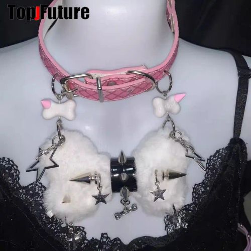 Fashionable Choker Necklace - Adjustable PU Leather - Unique Accessory - style3