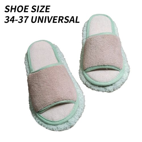 Simple Wipeable Mop Slippers - High Quality Microfiber Cleaning Footwear - KK-S