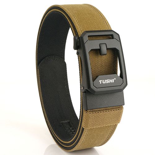 TUSHI Durable Canvas Belts - Versatile & Stylish for Daily Wear - 140cm / 3.8-Brown