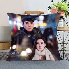 HEARMNY Customised Cartoon Design Pillow Cover for Home & Car - 35x35cm & 45x45cm