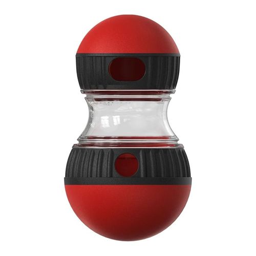 Interactive Dog Toy Tumbler - Slow Feeding & Intelligence Booster - Red