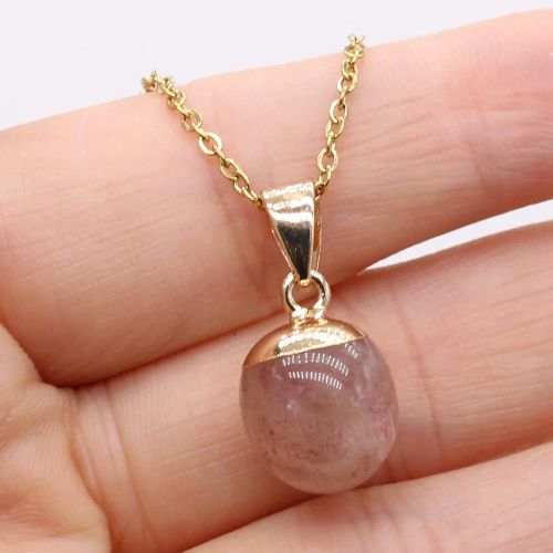 Classic Amethyst & Agate Pendant Necklace - Elegant Gift Jewellery - Purple Jade