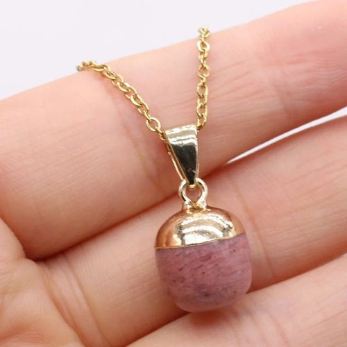 Classic Amethyst & Agate Pendant Necklace - Elegant Gift Jewellery