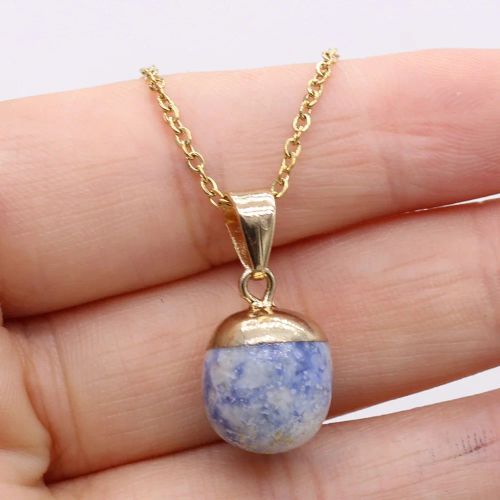 Classic Amethyst & Agate Pendant Necklace - Elegant Gift Jewellery