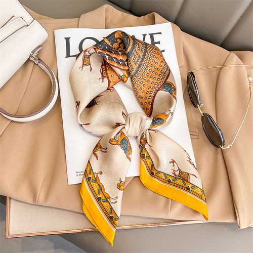 JTVOVO Multifunctional Polyester Scarf - Stylish 70x70cm Accessory