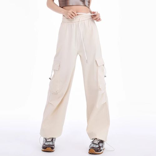 Cargo Pants - Full Length Casual Style Versatile Comfort - apricot / M
