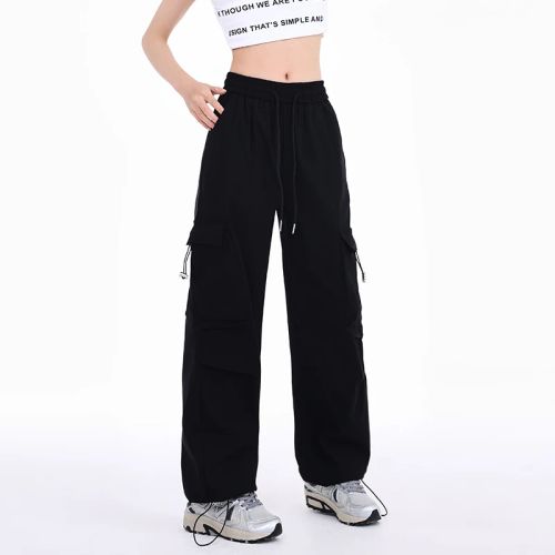 Cargo Pants - Full Length Casual Style Versatile Comfort - black / M