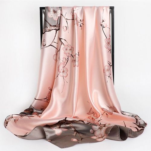 Stylish Printed Polyester Headband Scarf for All Seasons - 2 / 90X90cm