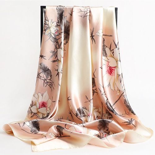 Stylish Printed Polyester Headband Scarf for All Seasons - 7 / 90X90cm
