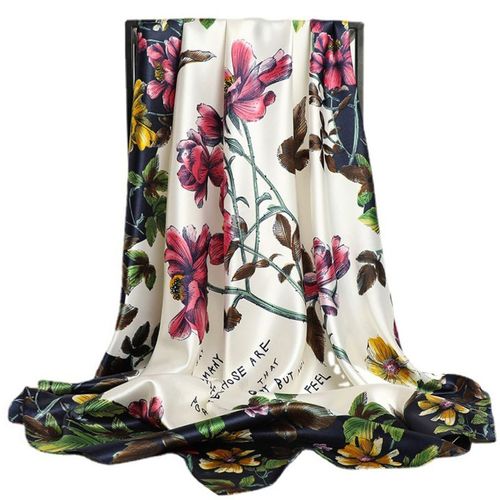 Stylish Printed Polyester Headband Scarf for All Seasons - 29 / 90X90cm