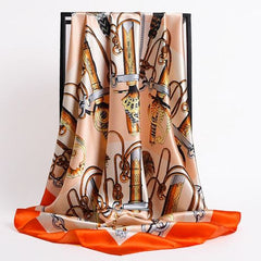 Stylish Printed Polyester Headband Scarf for All Seasons