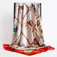 Stylish Printed Polyester Headband Scarf for All Seasons