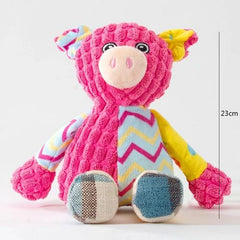 Ishiline Interactive Squeaky Dog Toy - Plush Bite-Resistant Comfort