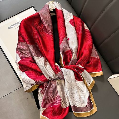 SANMAIHUA Elegant Printed Scarf - Summer Style Accessory 90x180cm