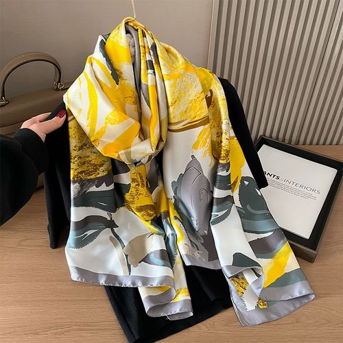 SANMAIHUA Elegant Printed Scarf - Summer Style Accessory 90x180cm