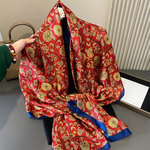 SANMAIHUA Elegant Printed Scarf - Summer Style Accessory 90x180cm