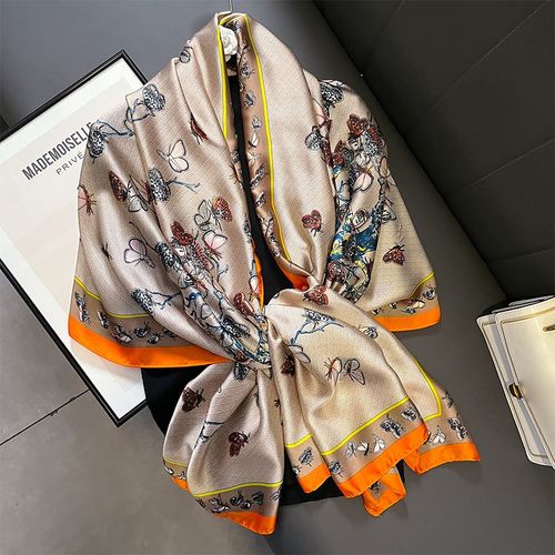 SANMAIHUA Elegant Printed Scarf - Summer Style Accessory 90x180cm